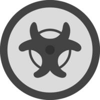 Biohazard Sign Vector Icon
