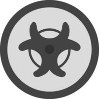 Biohazard Sign Vector Icon