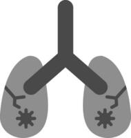 icono de vector de pulmones