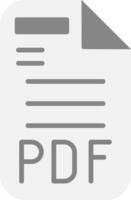 icono de vector de pdf