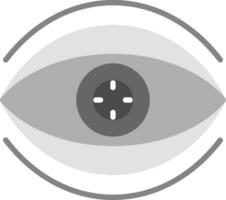 Bionic Contact Lens Vector Icon