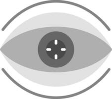 Bionic Contact Lens Vector Icon