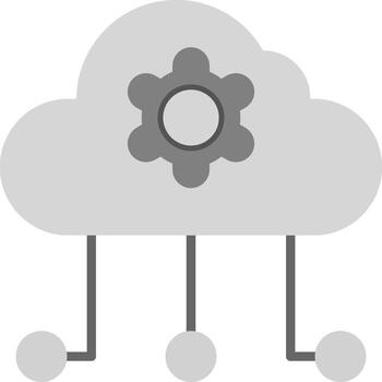 Cloud Computing Vector Icon