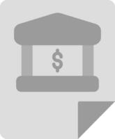 Bank Statement Vector Icon