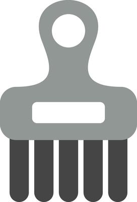Afro Comb Vector Icon