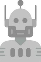 icono de vector de robot