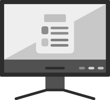 Computer Vector Icon