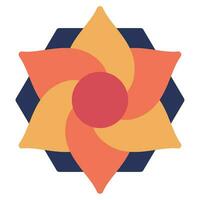 Rangoli Icon Illustration for web, app, infographic, etc vector