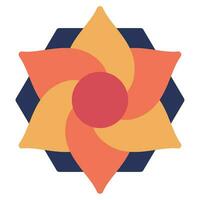 Rangoli Icon Illustration for web, app, infographic, etc vector