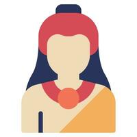 Lakshmi Icon Illustration for web, app, infographic, etc vector