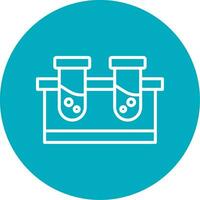 Test Tubes Vector Icon