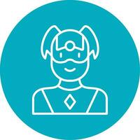 Superhero Vector Icon