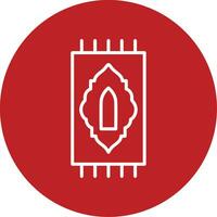 Prayer Rug Vector Icon