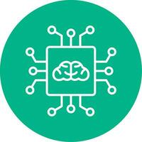 Artificial Intelligence Vector Icon