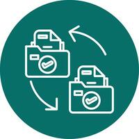 Folder Management Vector Icon