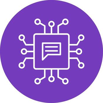 natural idioma Procesando vector icono