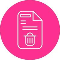 Delete Button Vector Icon