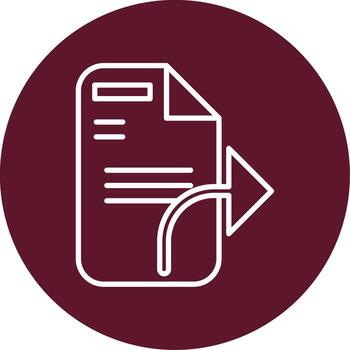 Send File Vector Icon