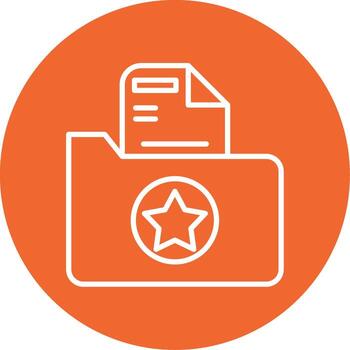 icono de vector de carpeta