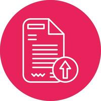 Upload File Vector Icon