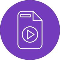 Video File Vector Icon