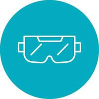 icono de vector de gafas ar