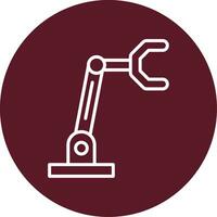 Robotic Arm Vector Icon