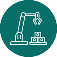 Robotic Arm Vector Icon