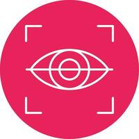 Eye Scan Vector Icon
