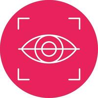 Eye Scan Vector Icon