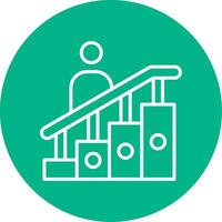 Escalator Vector Icon