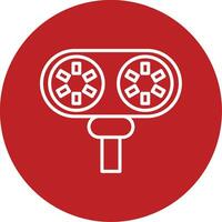 Stereoscope Vector Icon