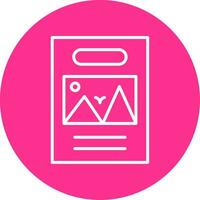 Posters Vector Icon