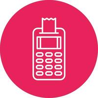 Pos Terminal Vector Icon
