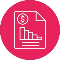 Financial Report Vector Icon