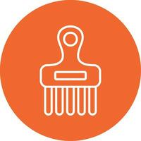 Afro Comb Vector Icon