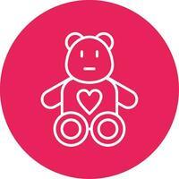 Teddy Bear Vector Icon