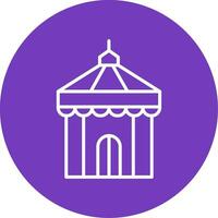Circus Tent Vector Icon