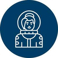 icono de vector de astronauta