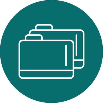 icono de vector de carpeta