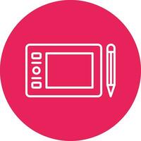 Graphic Tablet Vector Icon