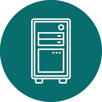 Computer Case Vector Icon
