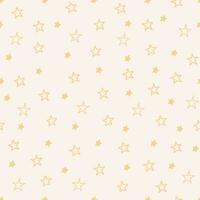 seamless pattern with stars in boho colors vector