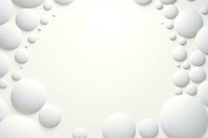 Abstract futuristic architecture background, Minimal technology white backdrop, Generative AI illustration photo