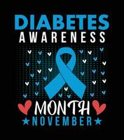 World diabetes day, diabetes t shirt, banner design vector for print