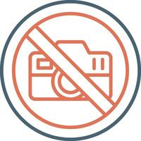 No Camera Vector Icon