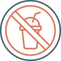 No Beverage Vector Icon