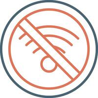 No Wifi Vector Icon