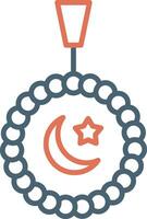 icono de vector de tasbih