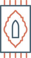 Prayer Rug Vector Icon